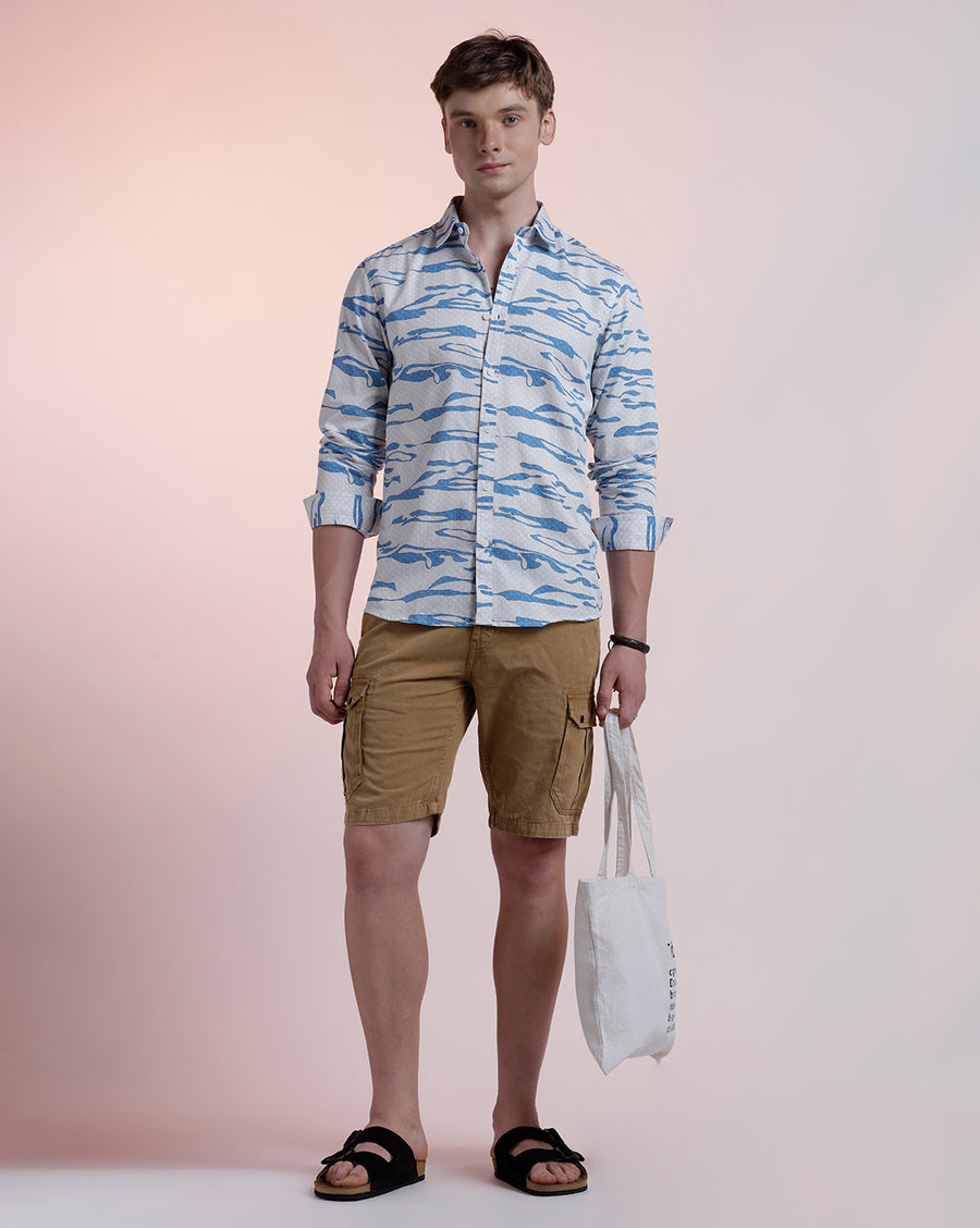 Khaki-Brown Maharishi Shorts Shorts