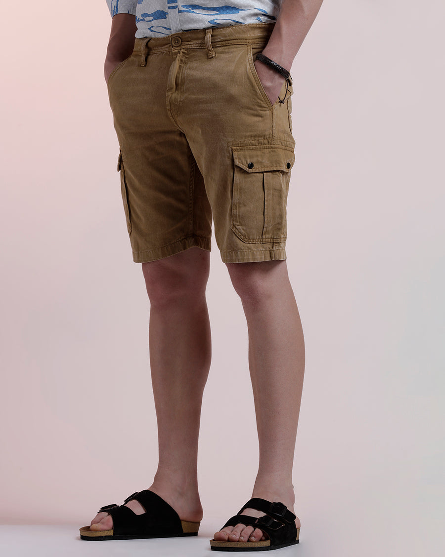 Khaki-Brown Maharishi Shorts Shorts