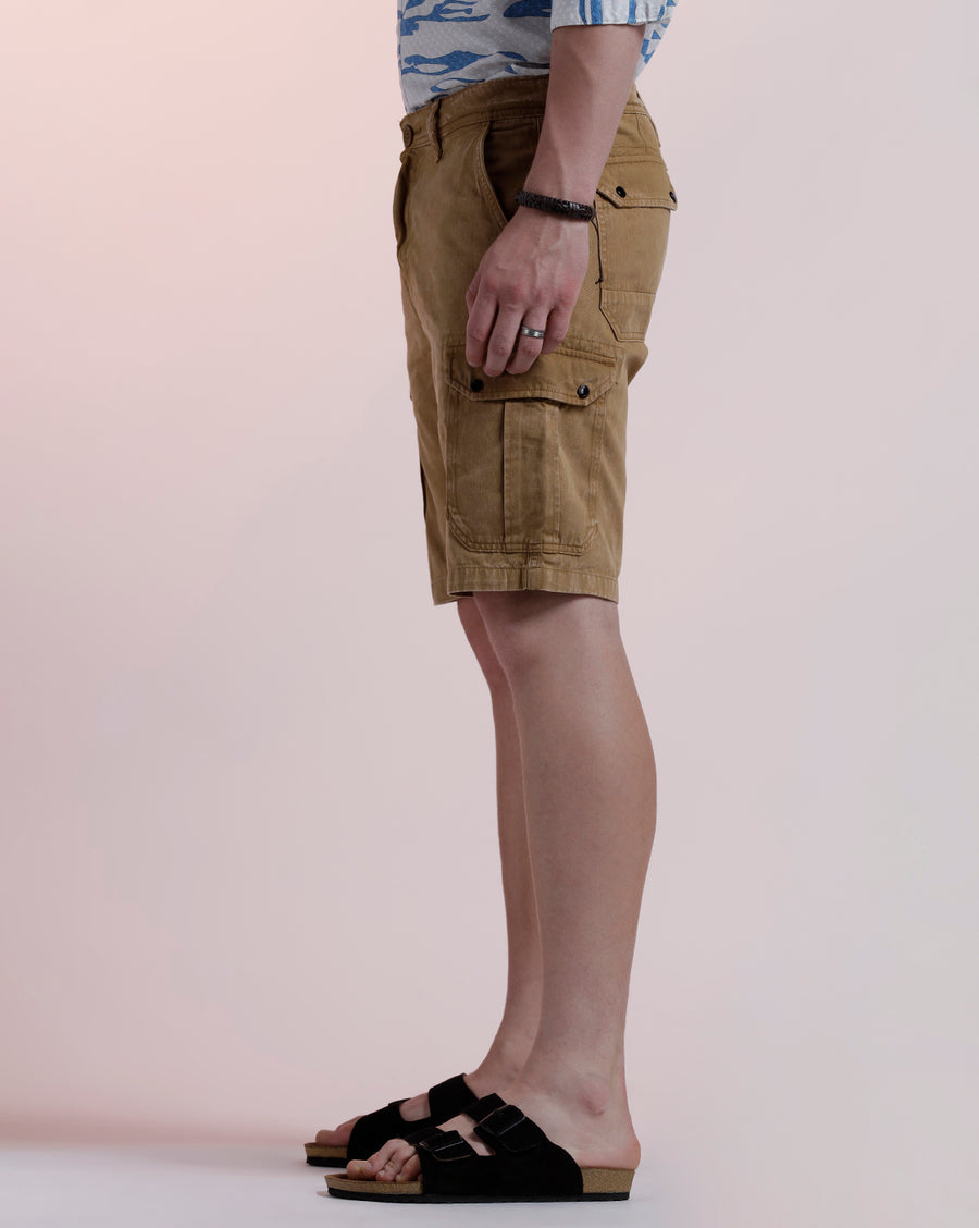 Khaki-Brown Maharishi Shorts Shorts