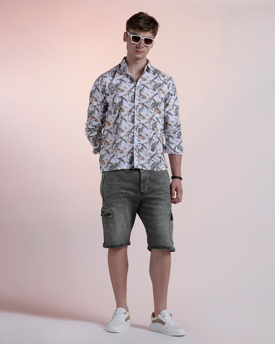 Army Green Car-Go Shorts