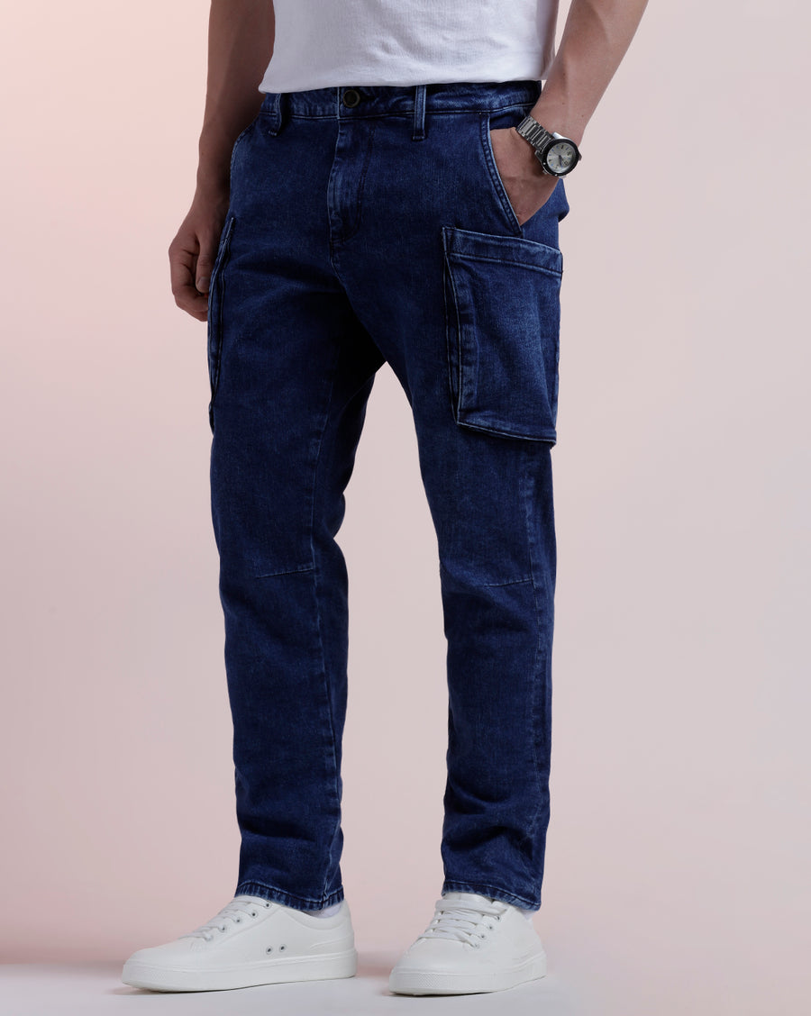 Indigo Jogger Jeans