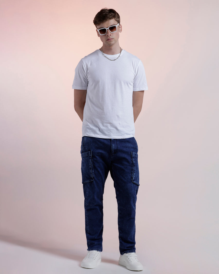 Indigo Jogger Jeans