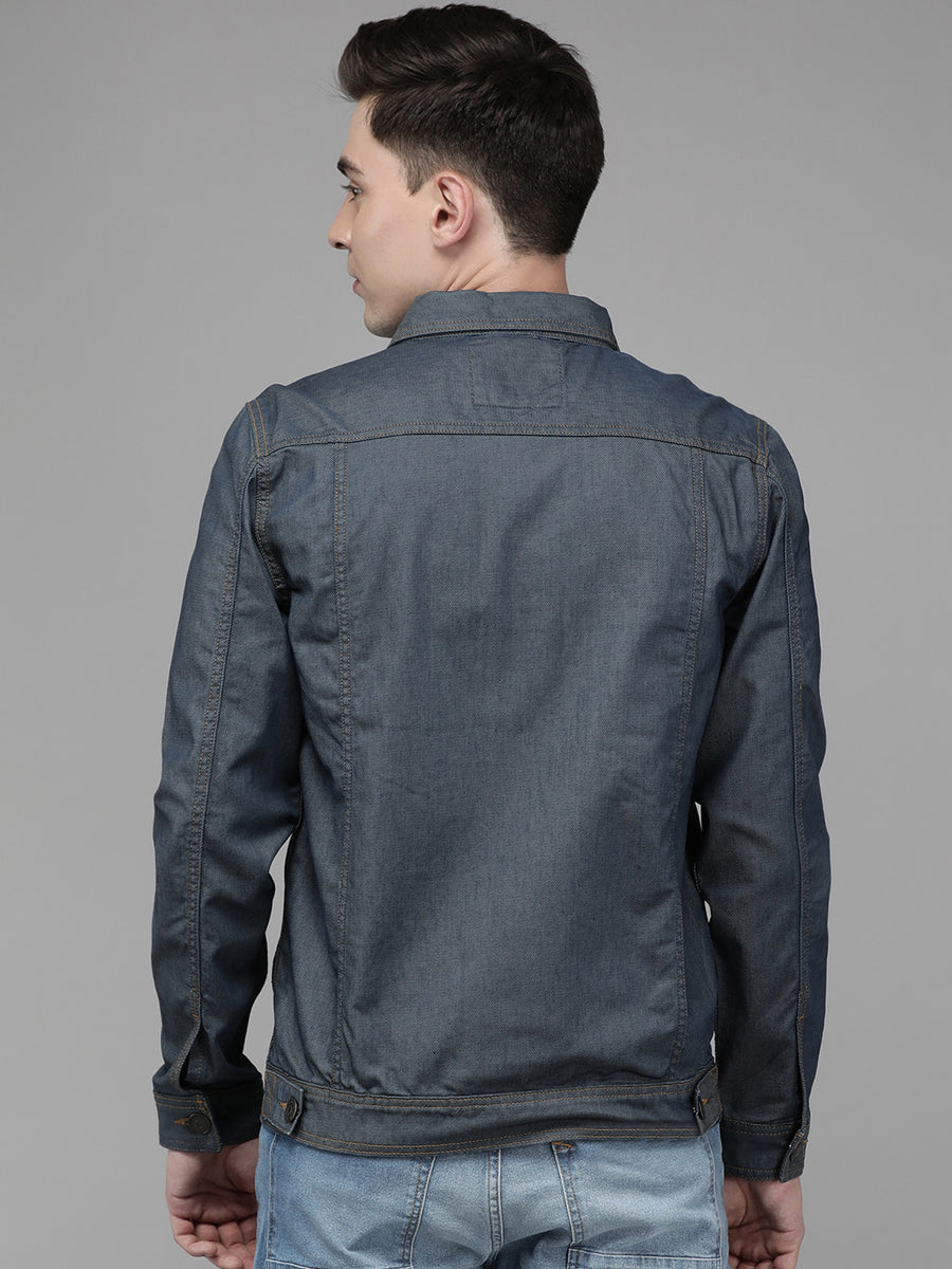 Men Indigo Lightweight Denim Jacket