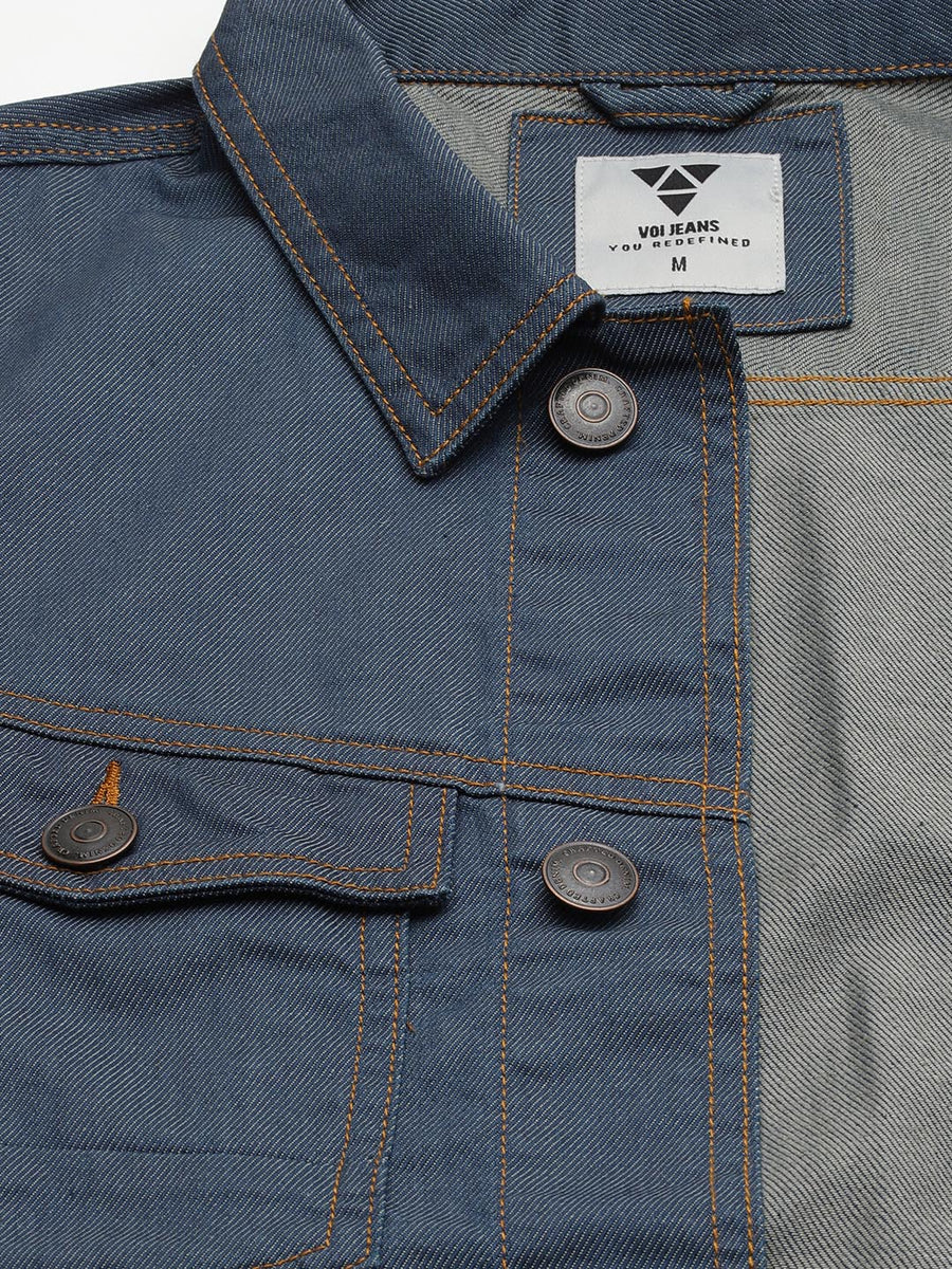 Men Indigo Lightweight Denim Jacket