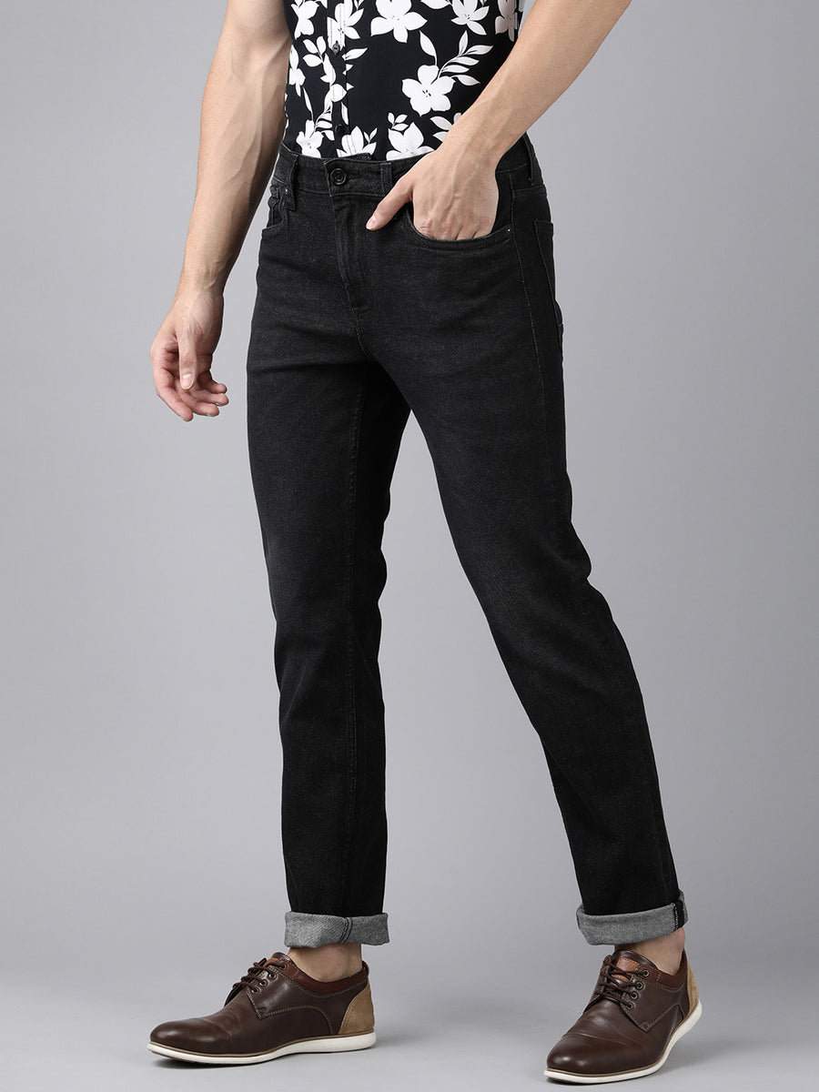 Men's Black Slim Fit Jeans
