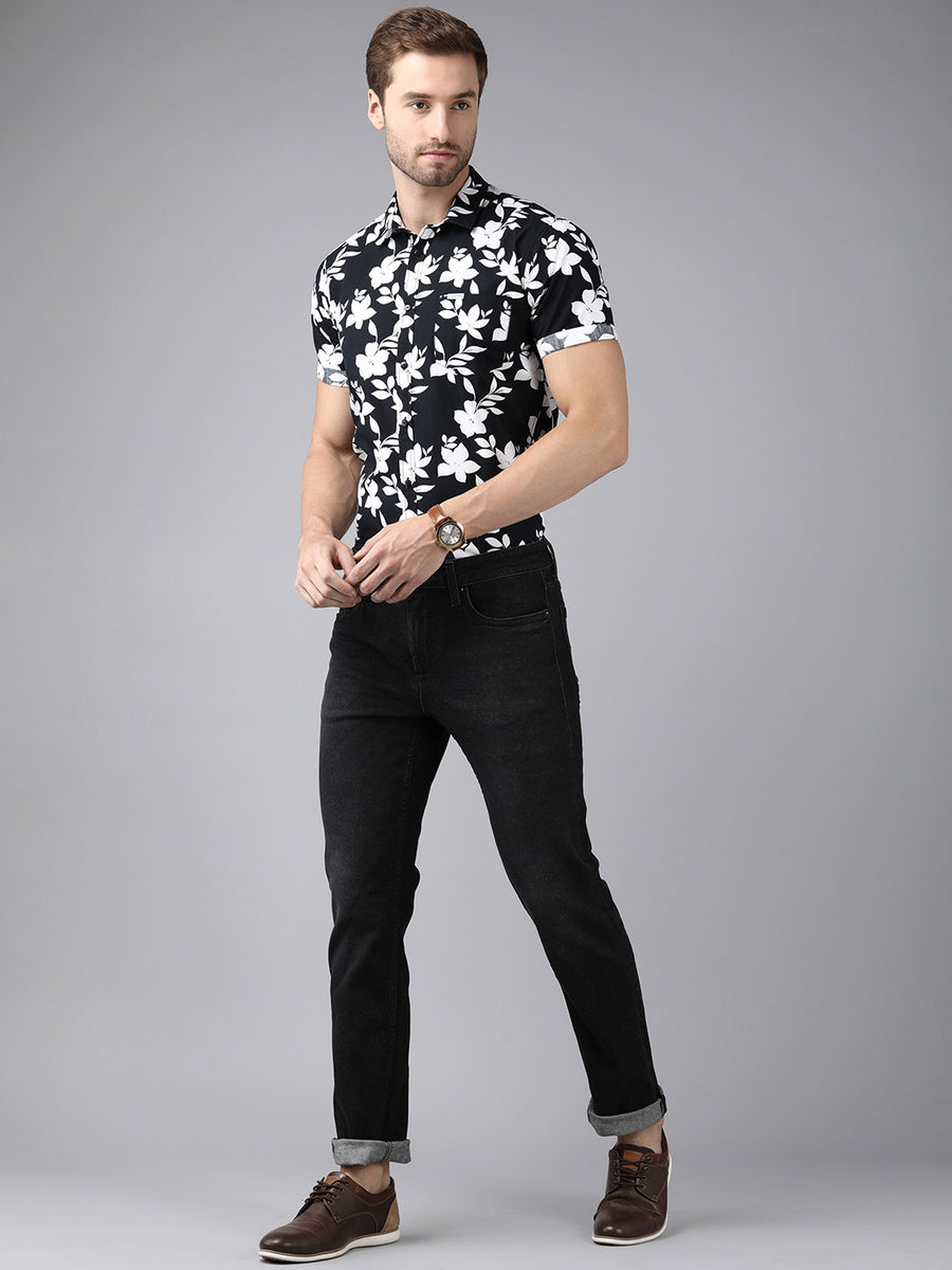 Men's Black Slim Fit Jeans
