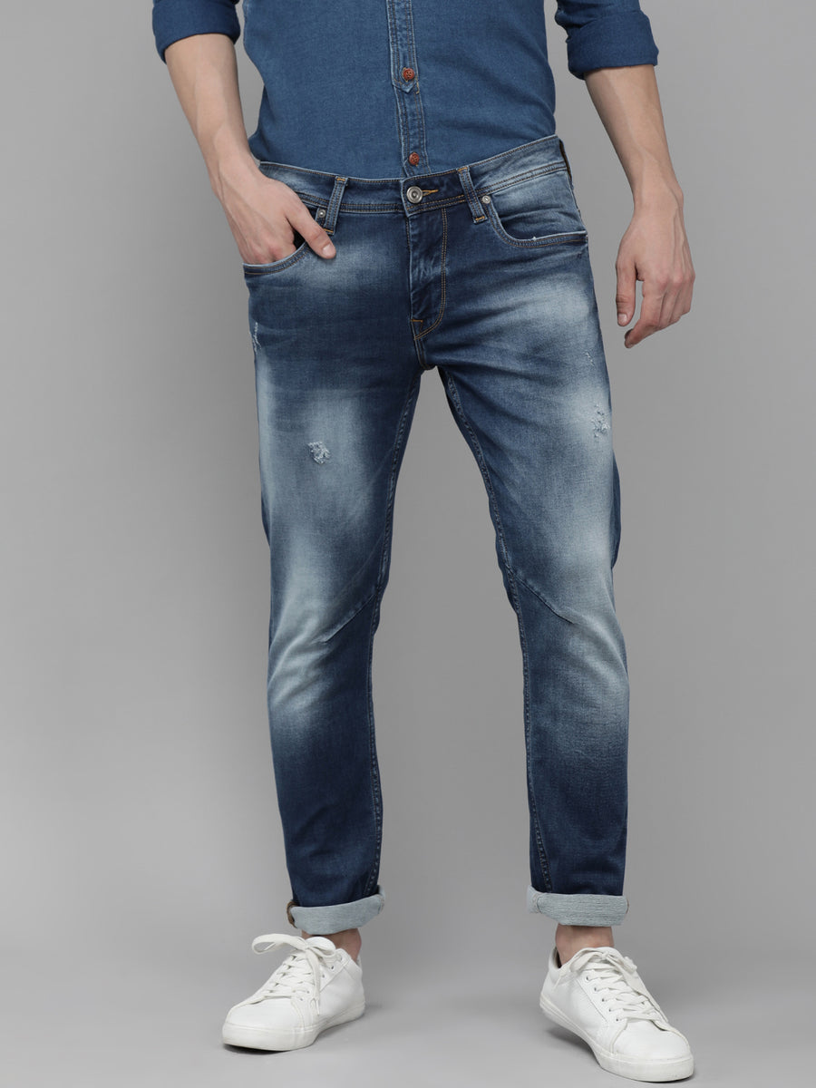 Men Indigo Skinny Fit  Jeans
