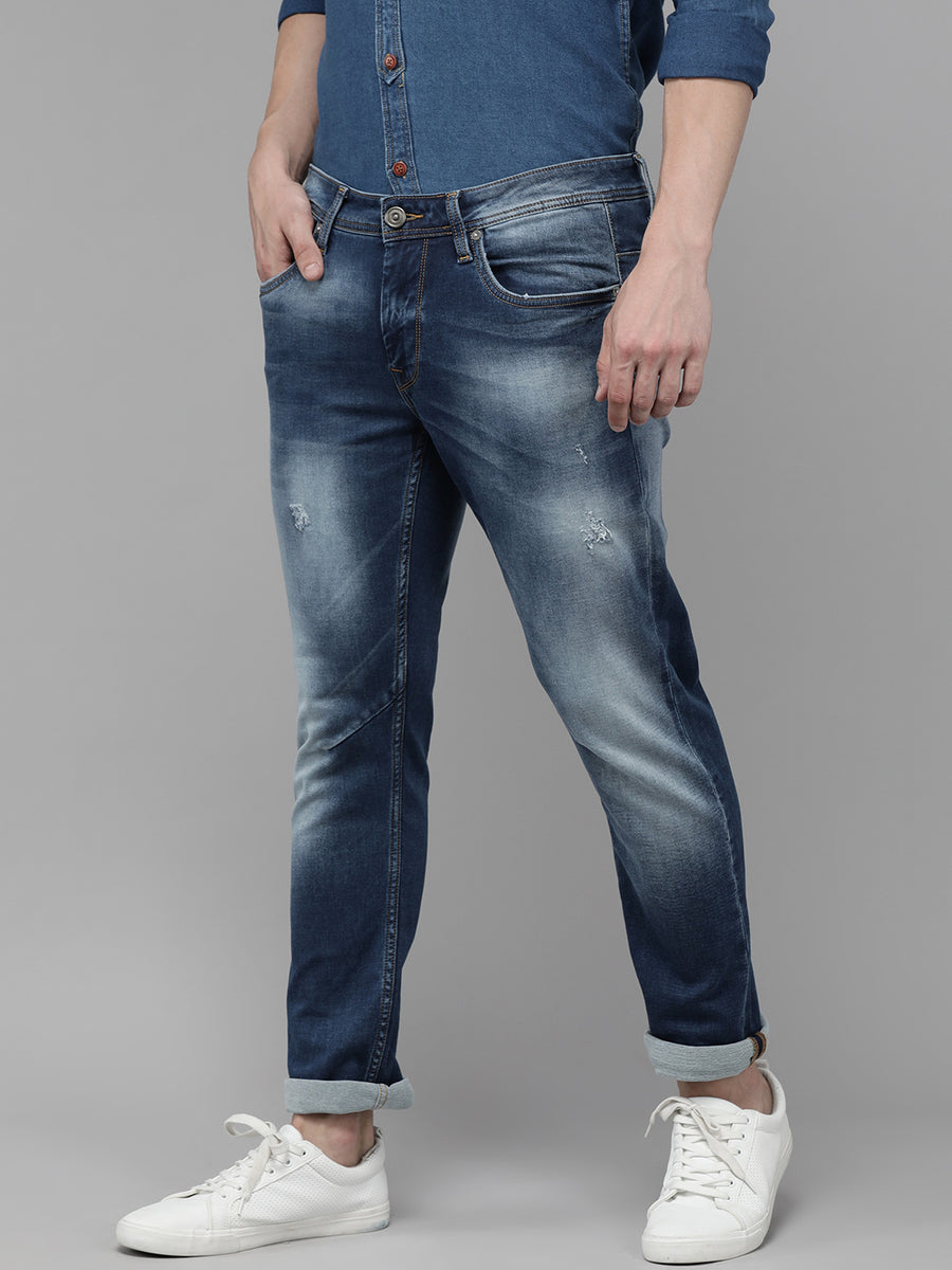 Men Indigo Skinny Fit  Jeans