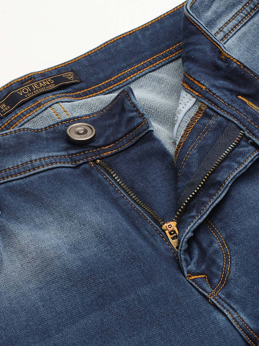 Men Indigo Skinny Fit  Jeans