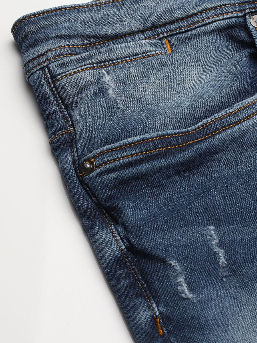 Men Indigo Skinny Fit  Jeans