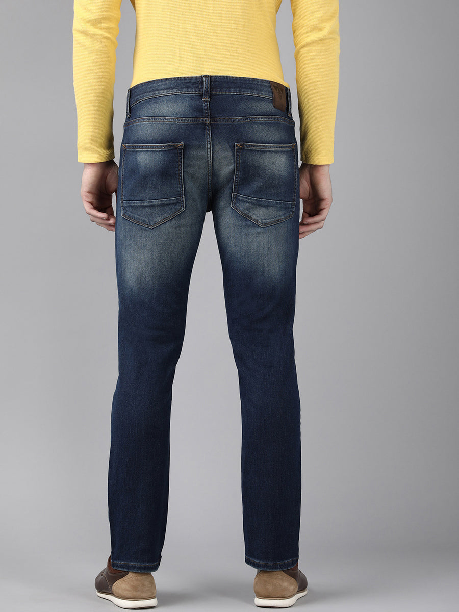 Voi Men Indigo Track Skinny Fit Jeans