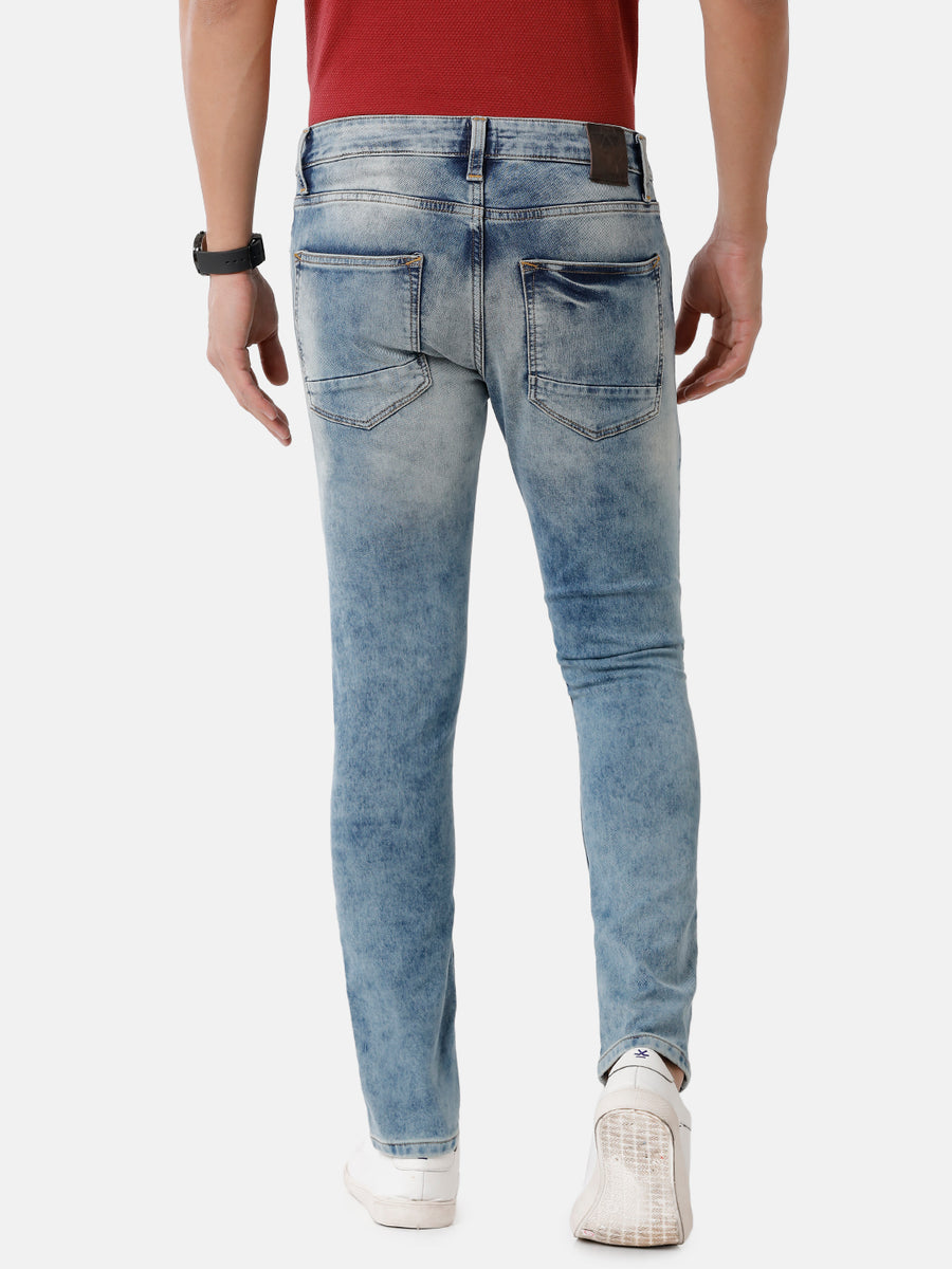 Voi Men Indigo Track Skinny Fit Jeans
