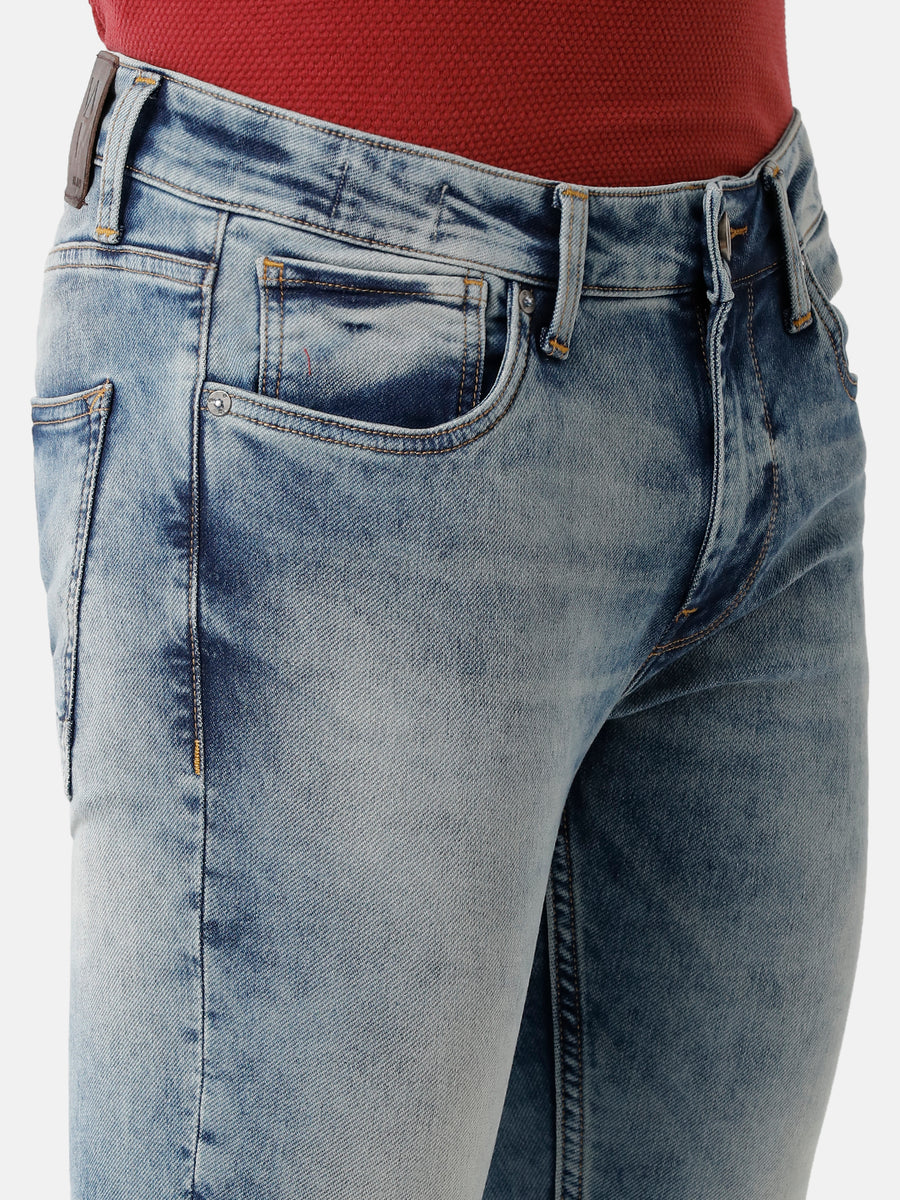 Voi Men Indigo Track Skinny Fit Jeans