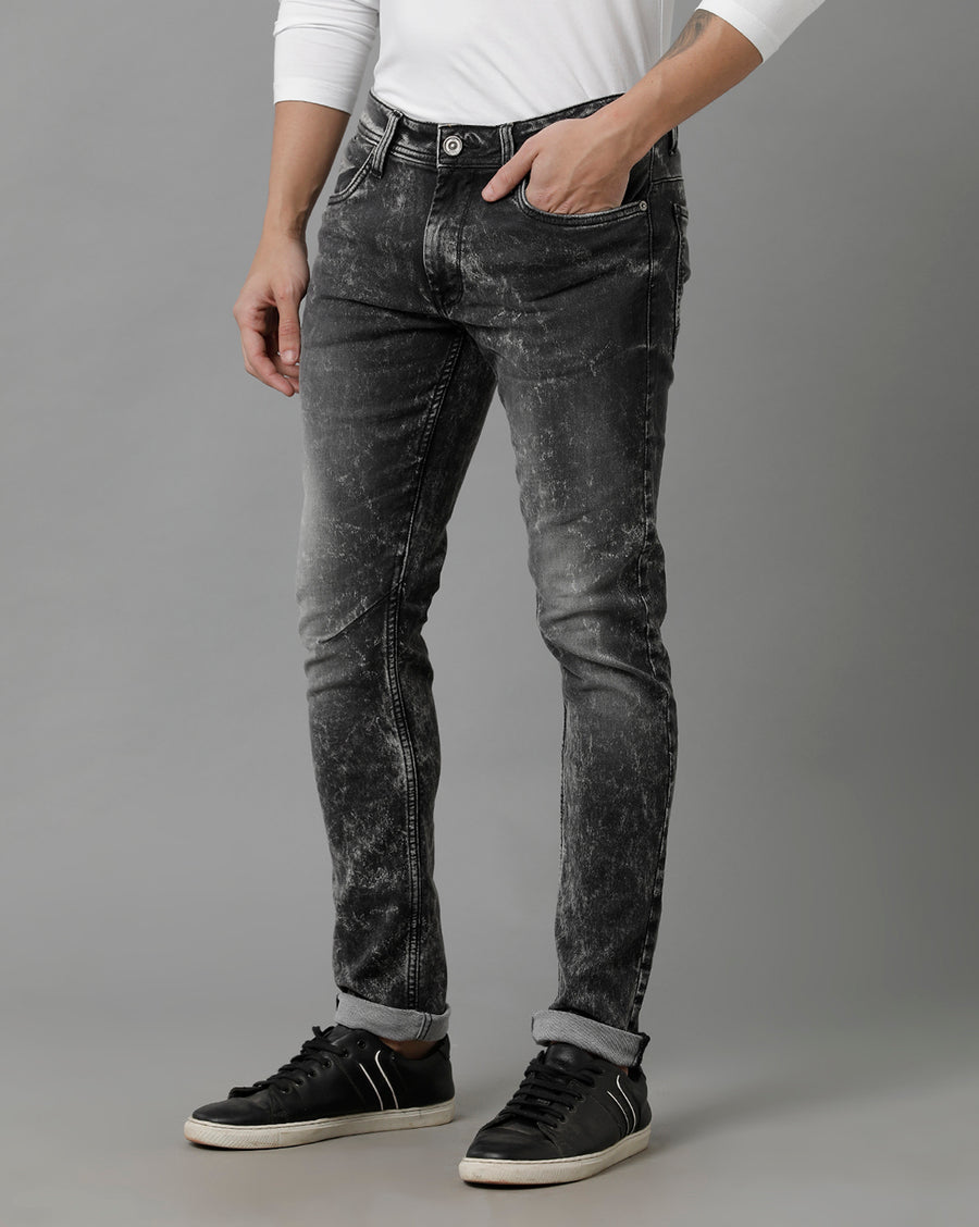 Voi Men Black  Arturo Comfort Fit Jeans