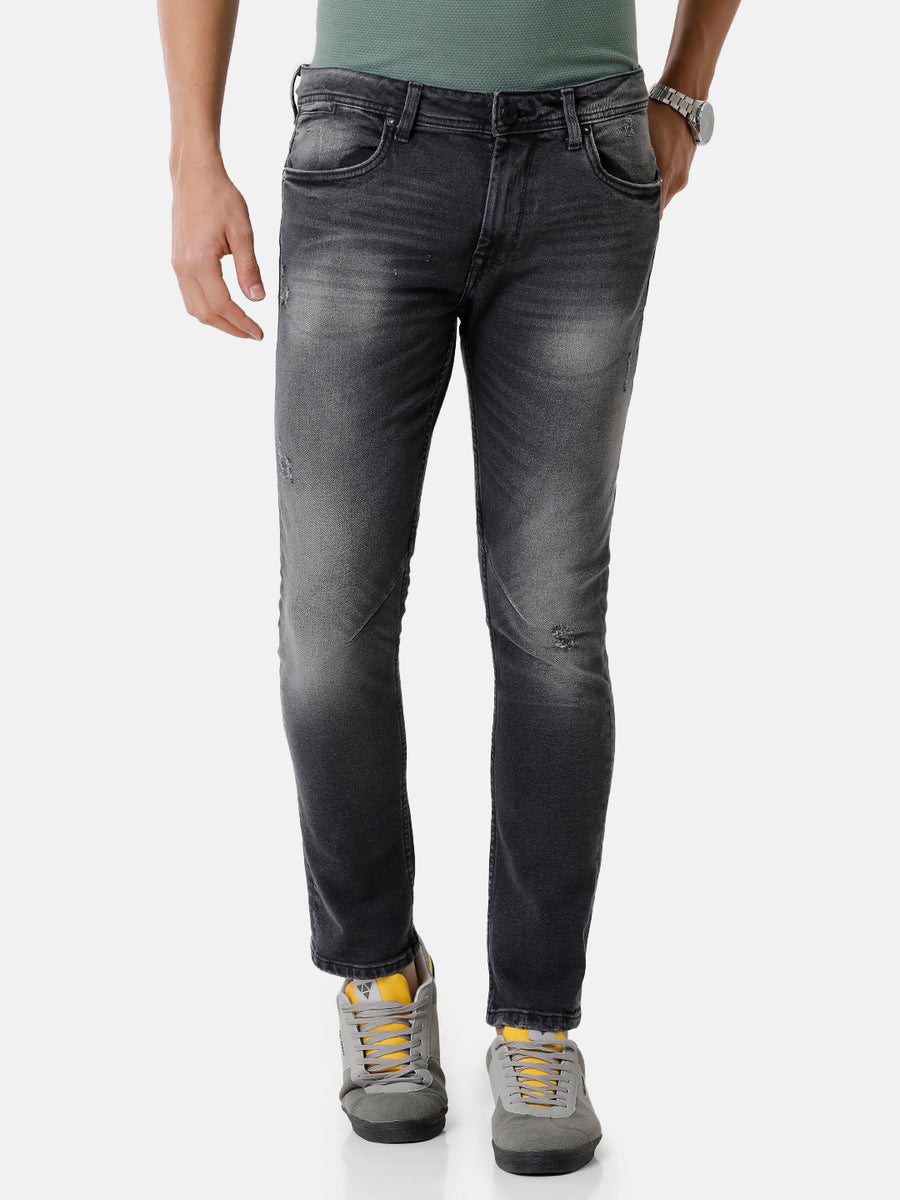 Voi Men Black Arturo Comfort Fit Jeans