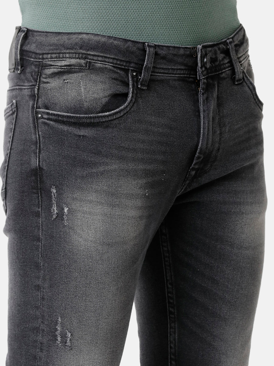 Voi Men Black Arturo Comfort Fit Jeans