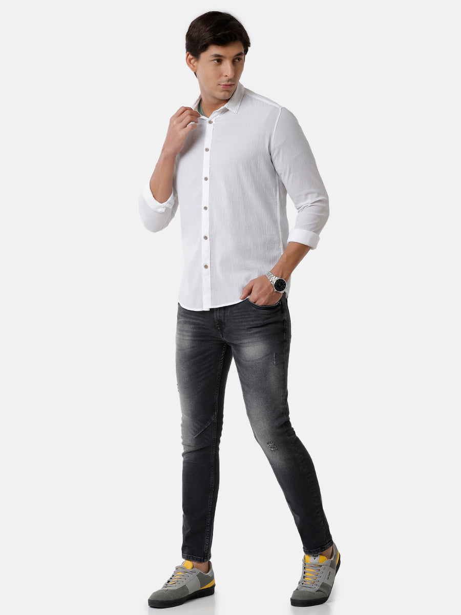 Voi Men Black Arturo Comfort Fit Jeans