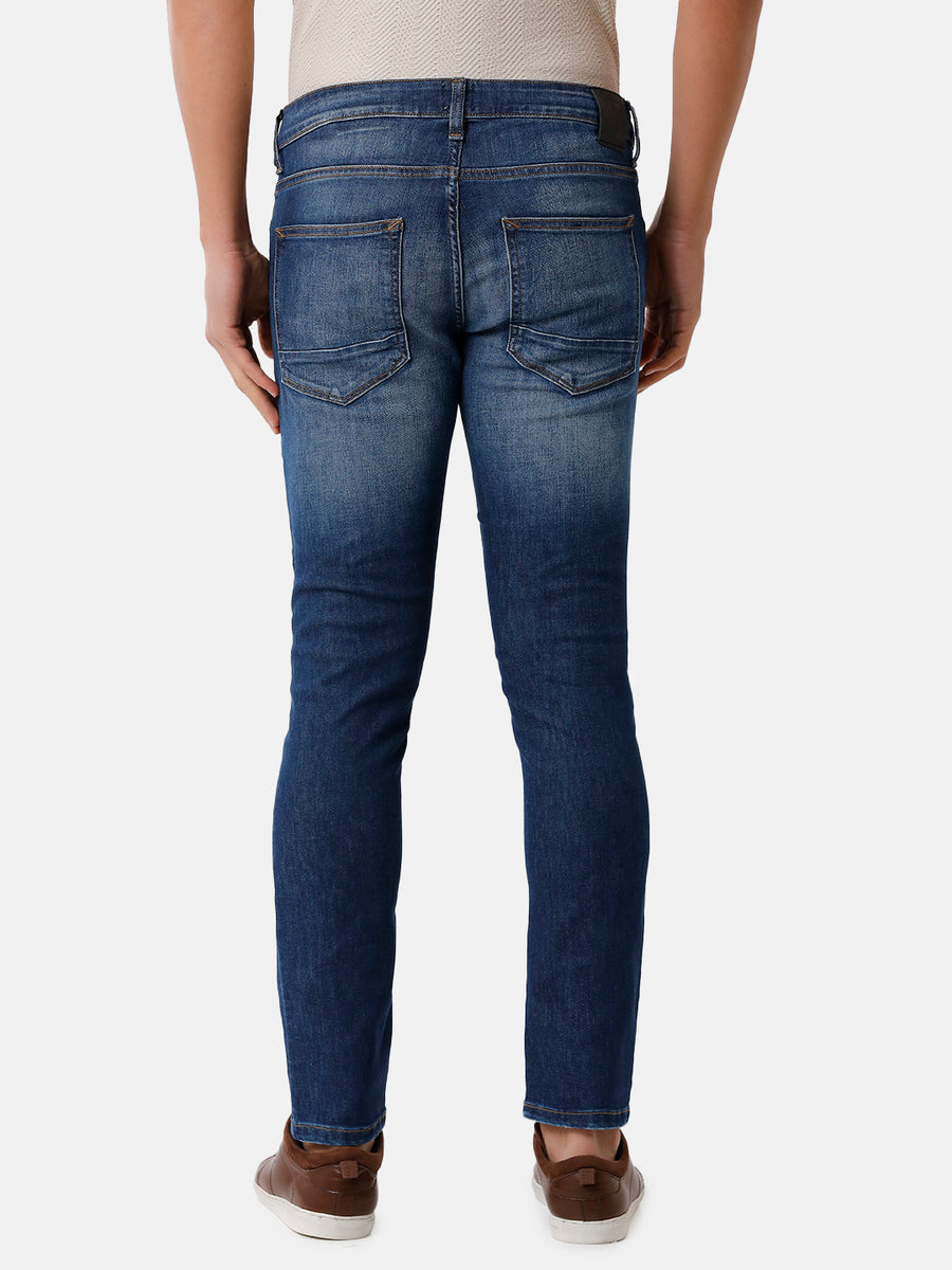 Voi Men Indigo Track Skinny Fit Jeans