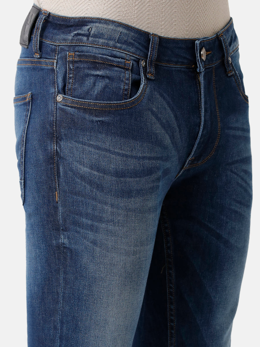 Voi Men Indigo Track Skinny Fit Jeans