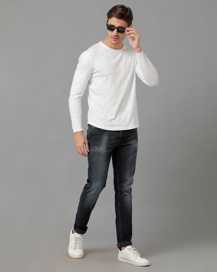 Voi Dark Indigo Track-Skinny Denim - Voi Jeans Pant Online