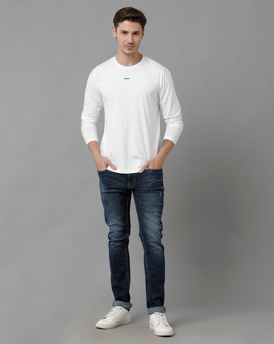 Voi Men Indigo Track Skinny Fit Jeans