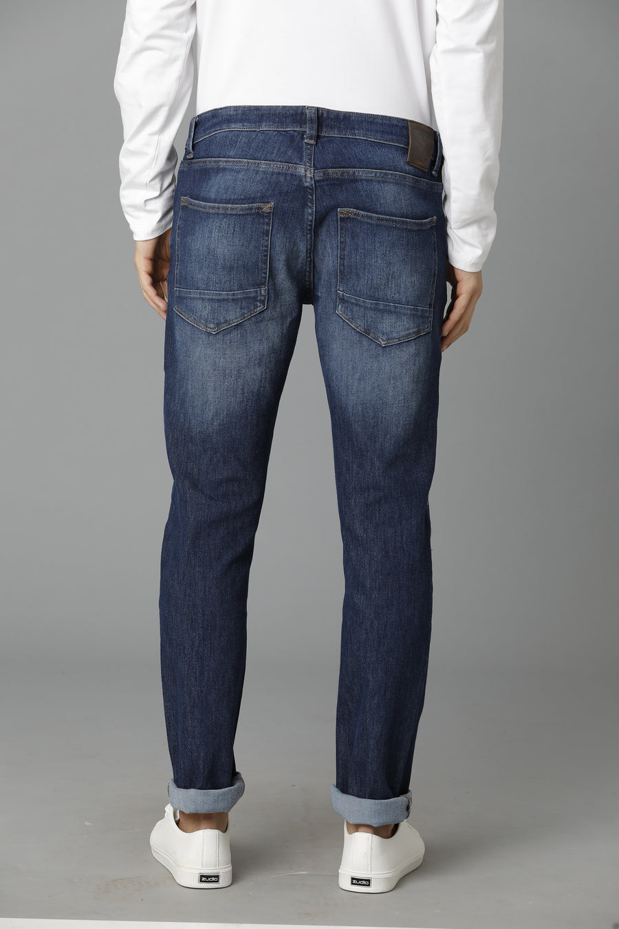 Voi Men Indigo Track Skinny Fit Jeans
