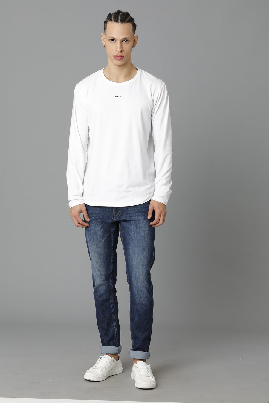 Voi Men Indigo Track Skinny Fit Jeans