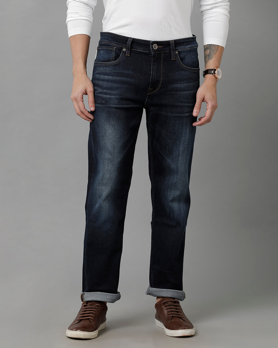 Voi Men Indigo Borris Slim Tapered Fit Jeans