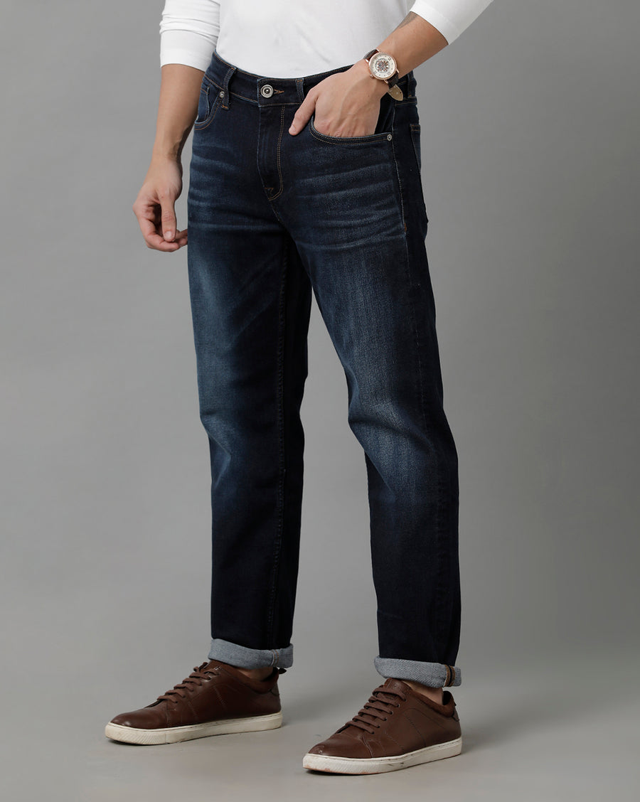 Voi Men Indigo Borris Slim Tapered Fit Jeans