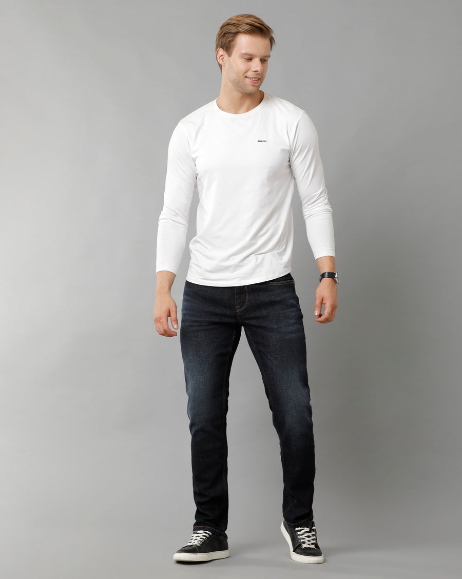 Men Solid Borris Slim Casual Jeans