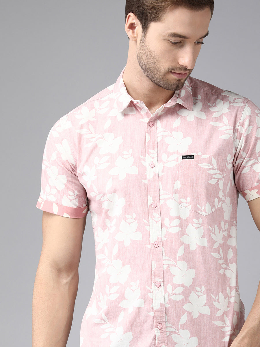 Men Printed Slim Fit Casual Shirt