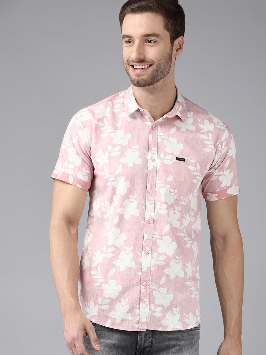 Men Printed Slim Fit Casual Shirt