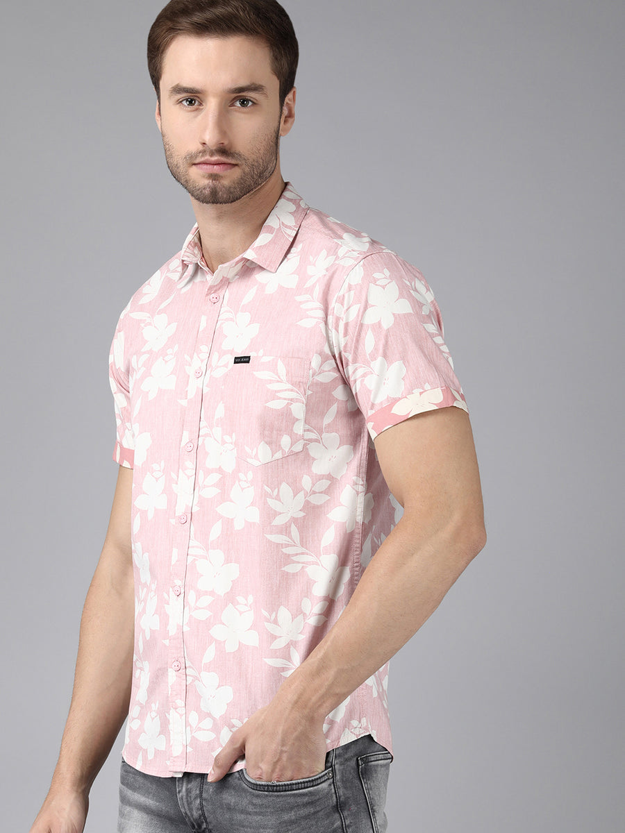 Men Printed Slim Fit Casual Shirt