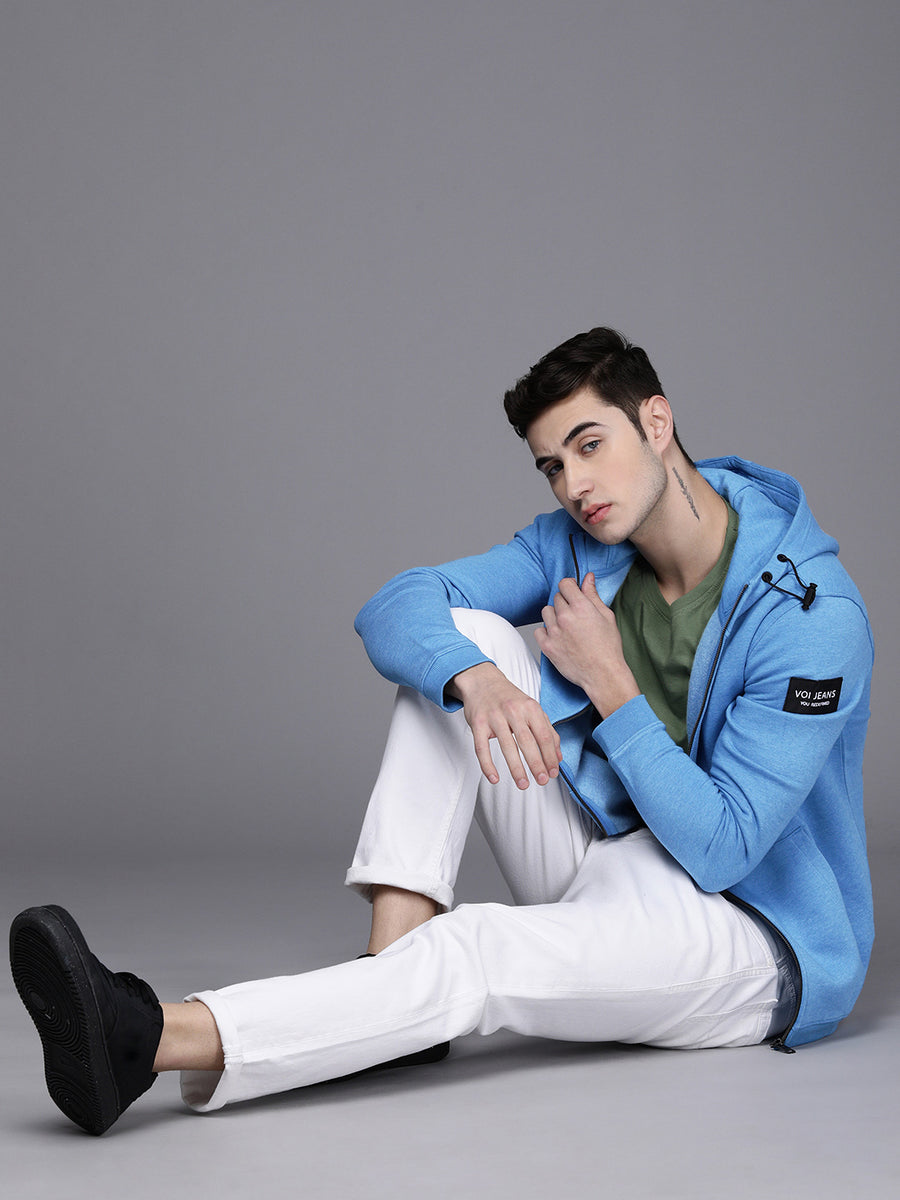 Men's Front Zip Hooded Shweatshirt