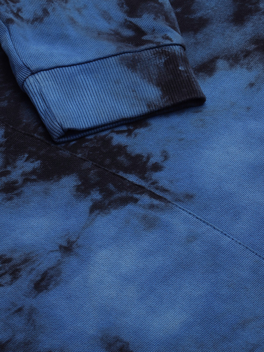 Men's Blue Tie & Dye Sweatshirt