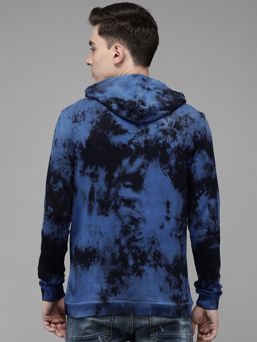 Men's Blue Tie & Dye Sweatshirt