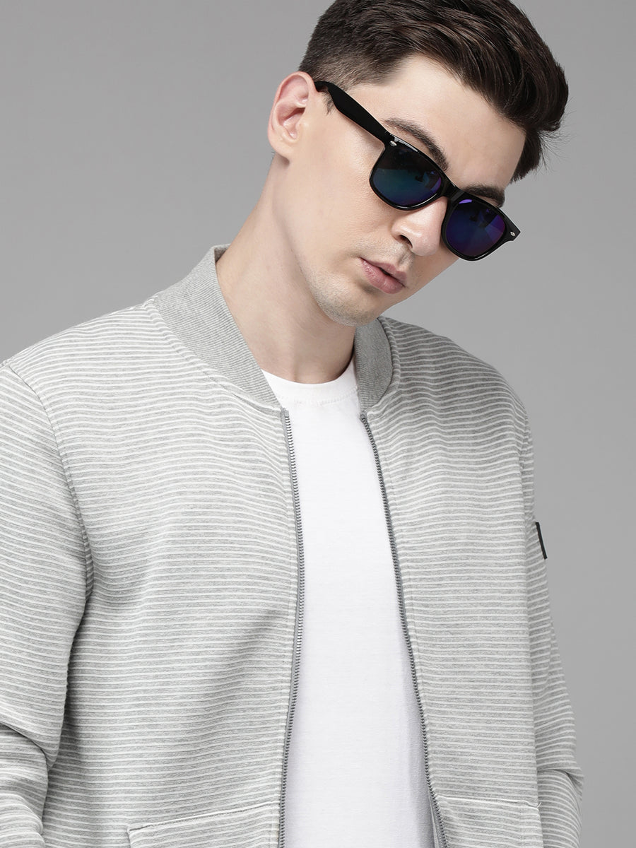 Men's Grey Reversible  Sweatshirt