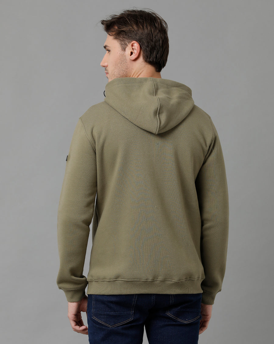 Voi Jeans Men's Olive Sweatshirt - VOSS1056