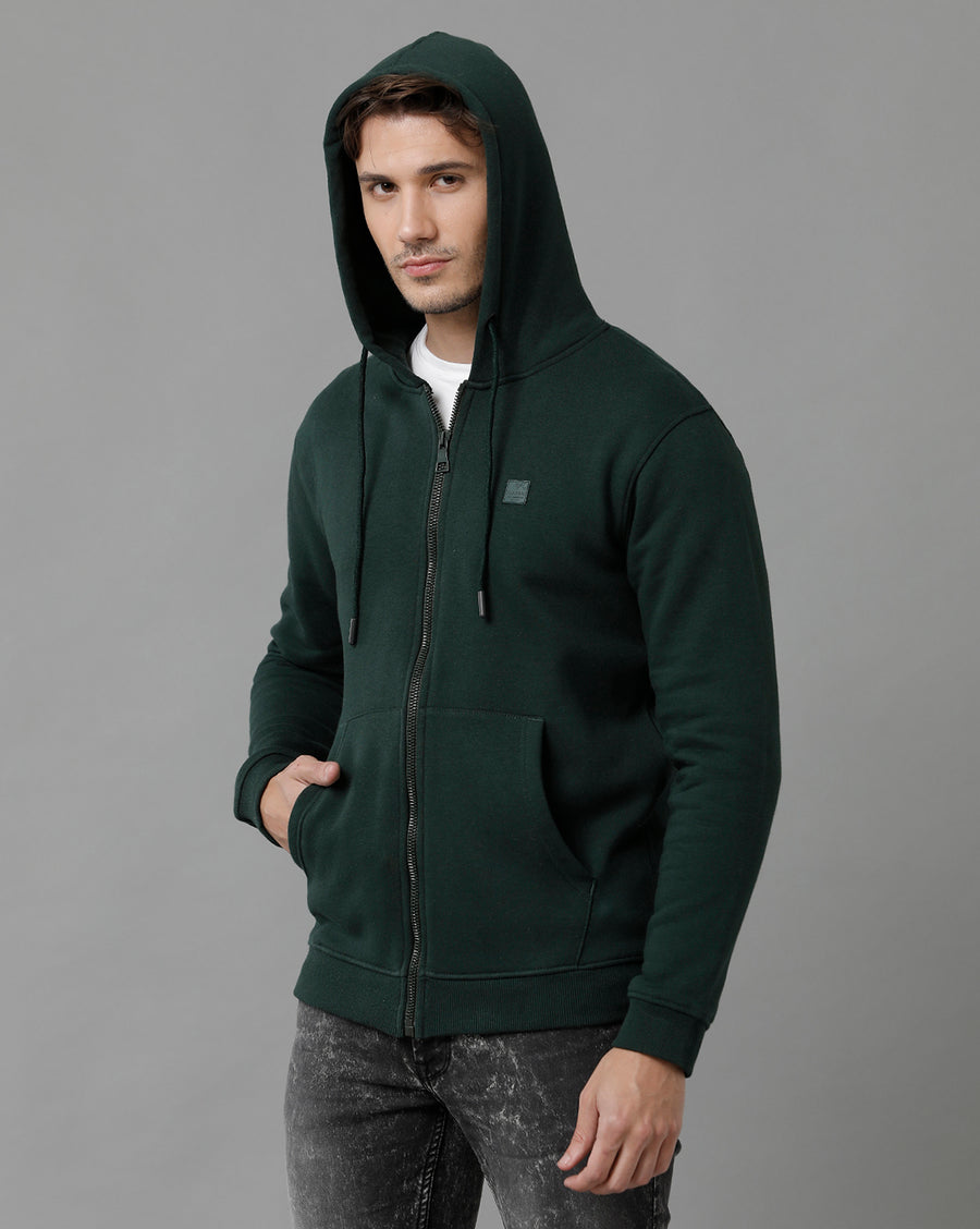 Men Solid Regular Fit Casual co-ord sets Sweatshirt & Pant