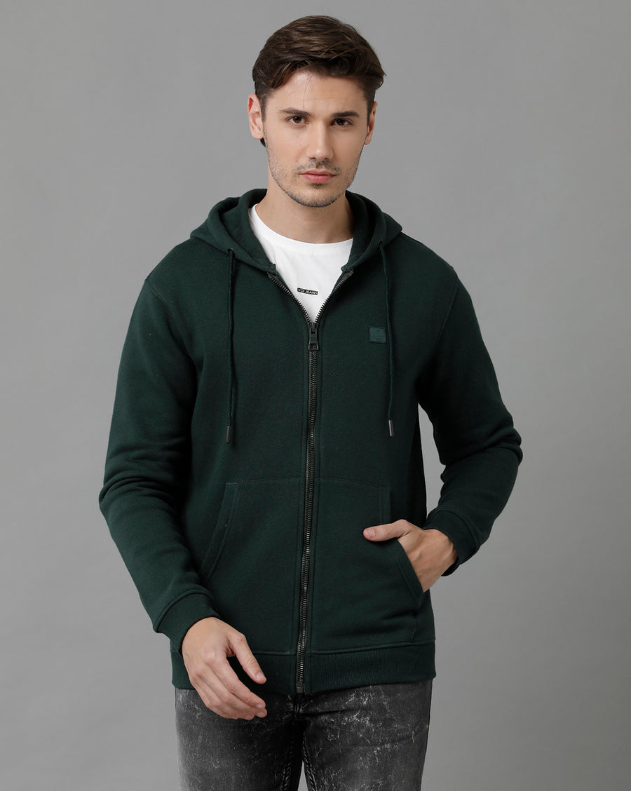 Men Solid Regular Fit Casual co-ord sets Sweatshirt & Pant