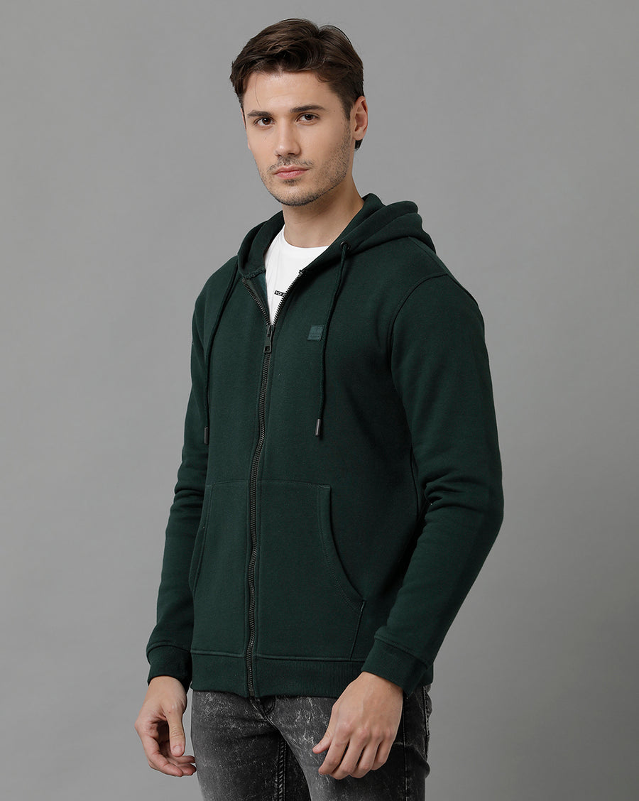 Men Solid Regular Fit Casual co-ord sets Sweatshirt & Pant