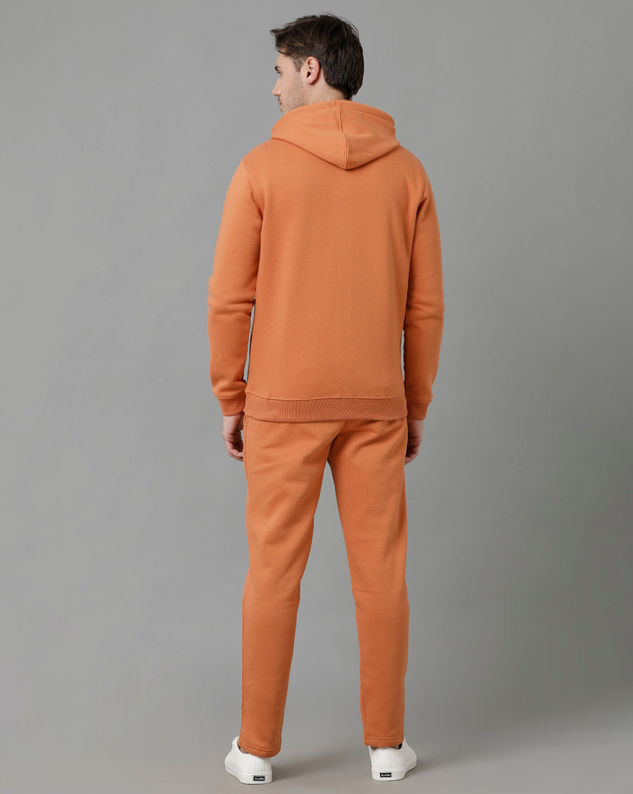 Men Solid Regular Fit Casual co-ord sets Sweatshirt & Pant