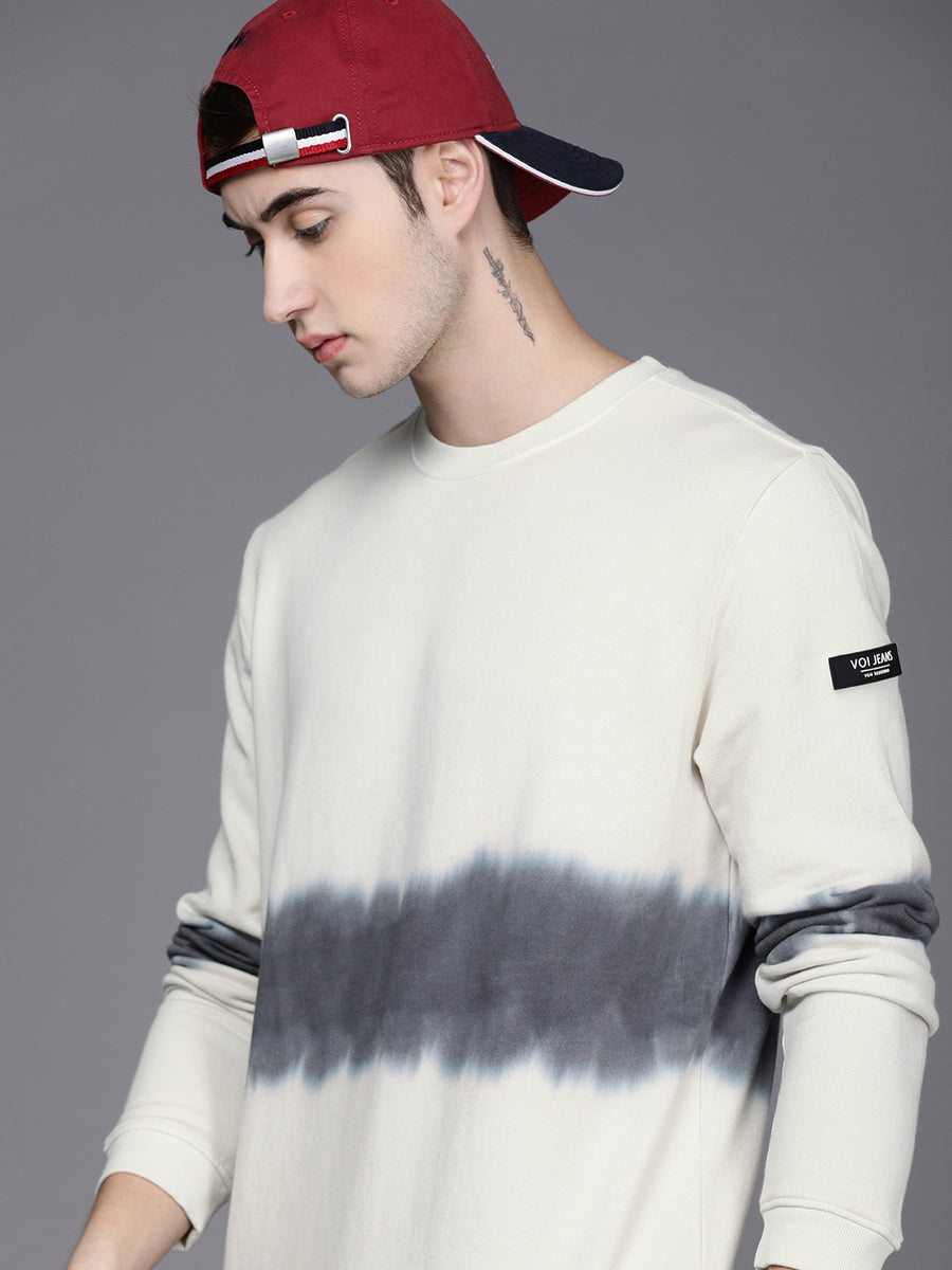Men's Grey Casual Sweat Shirt