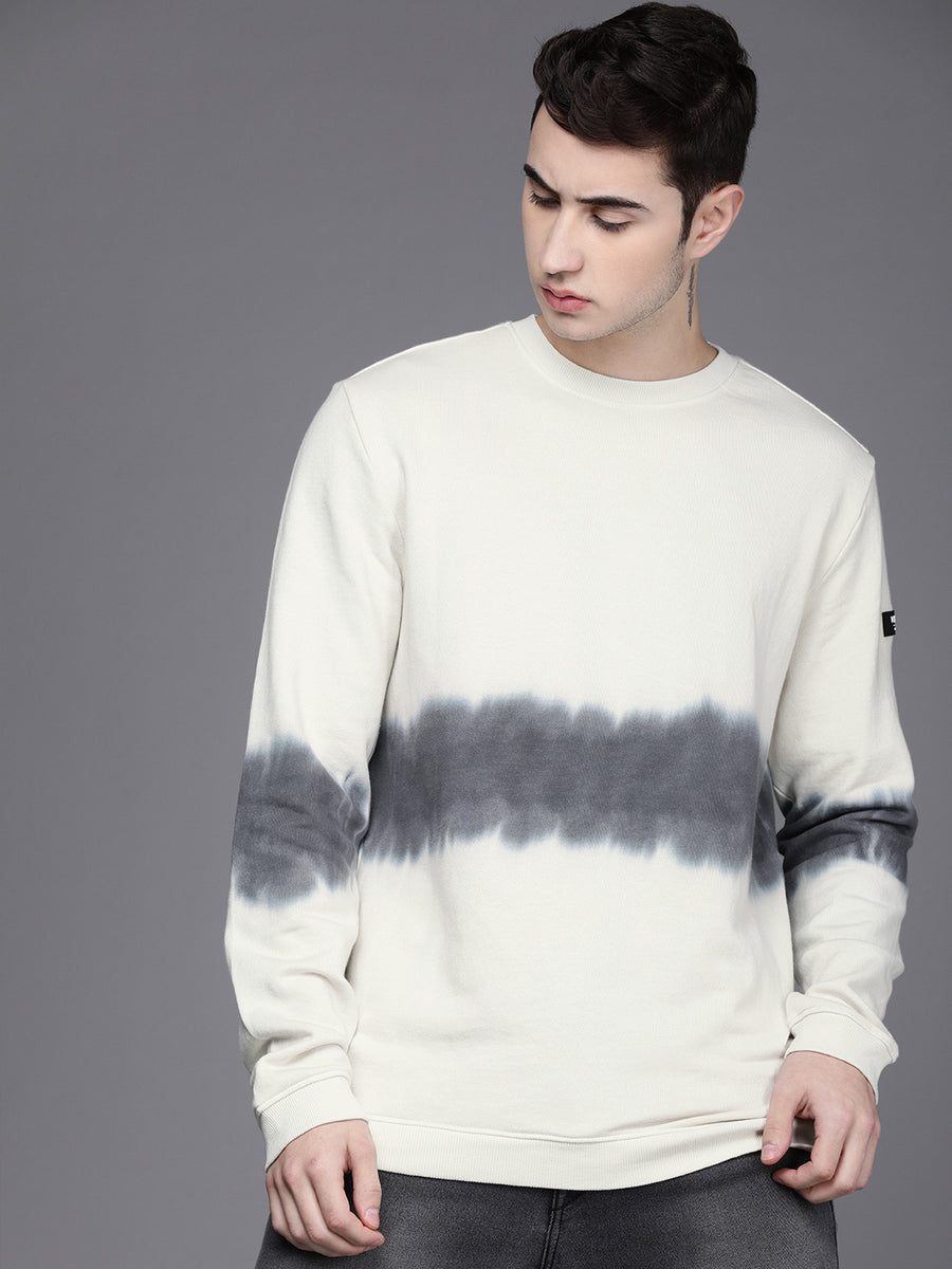 Men's Grey Casual Sweat Shirt