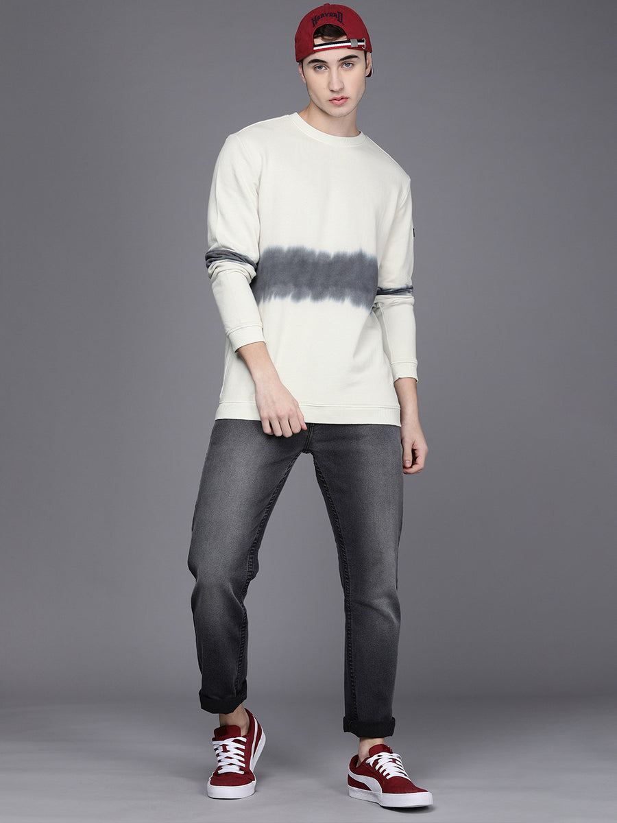 Men's Grey Casual Sweat Shirt
