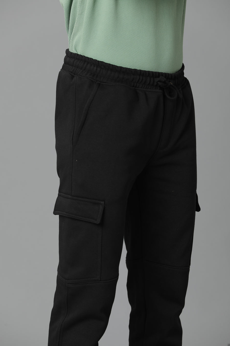 Voi Men Navy Regular Fit Trackpant