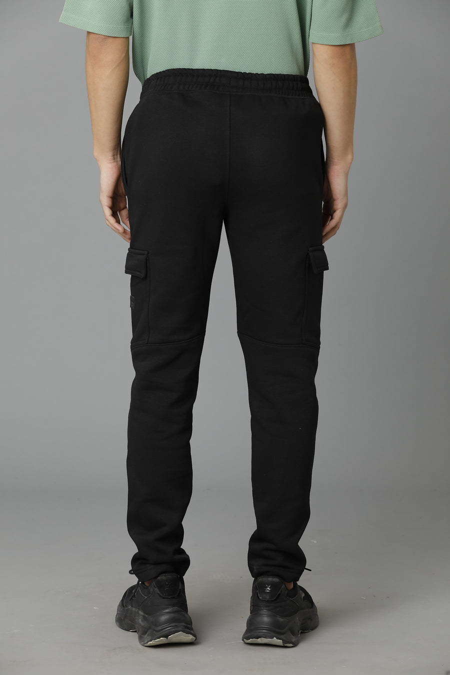 Voi Men Navy Regular Fit Trackpant