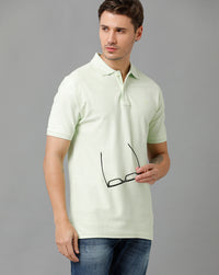 VOTS1740-Light Green Polo t-shirt - Voi Jeans Online