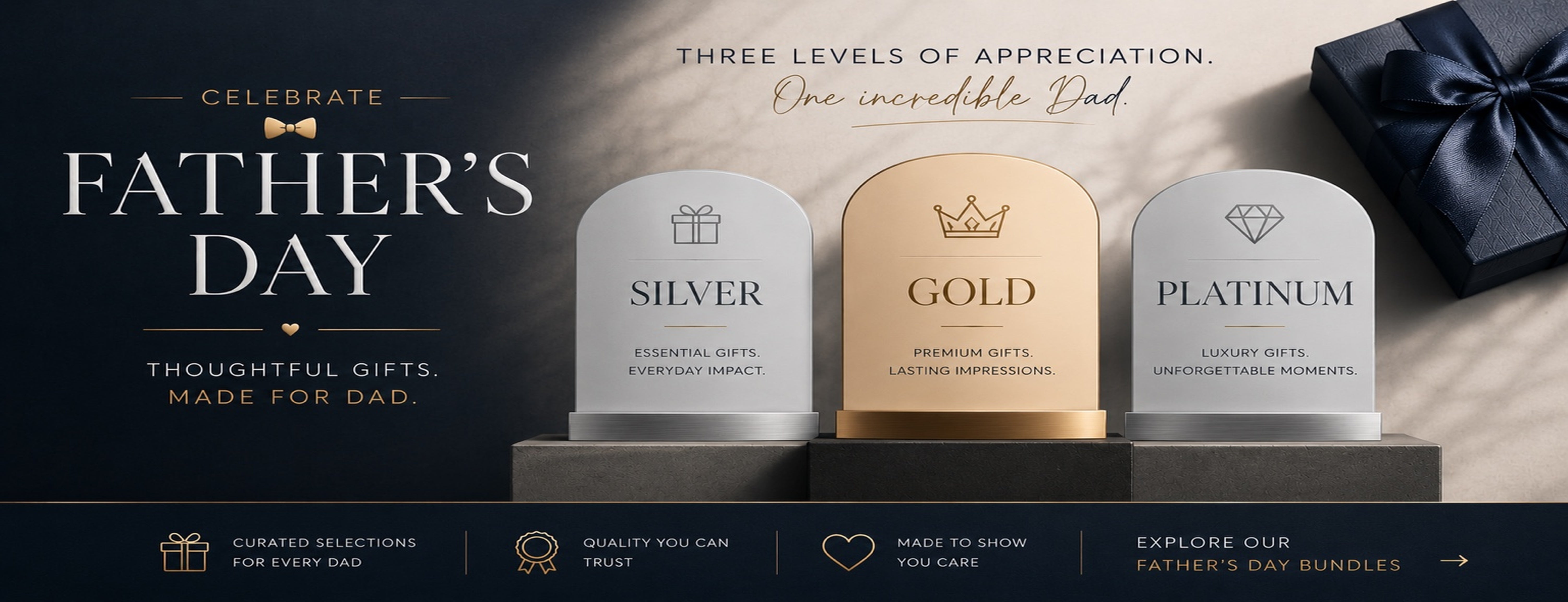 Father's Day Bundles — Silver, Gold, Platinum
